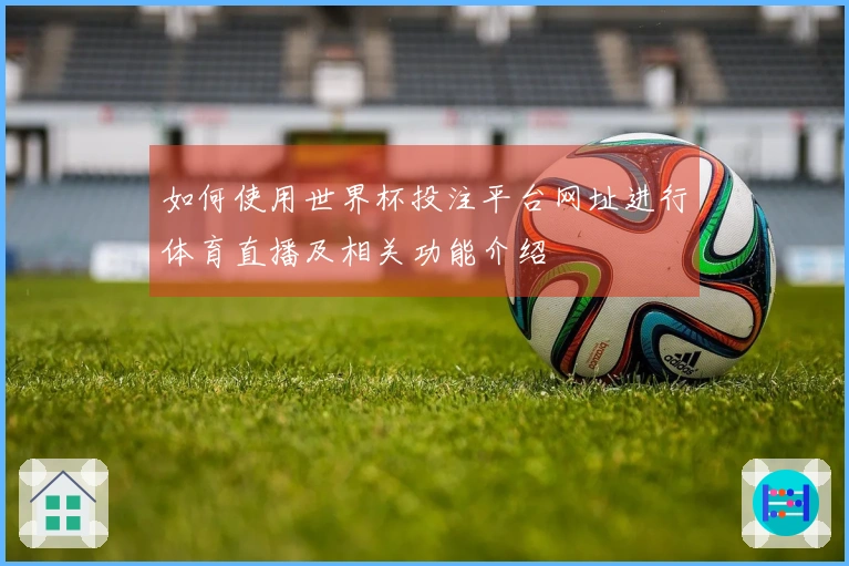 如何使用世界杯投注平台网址进行体育直播及相关功能介绍