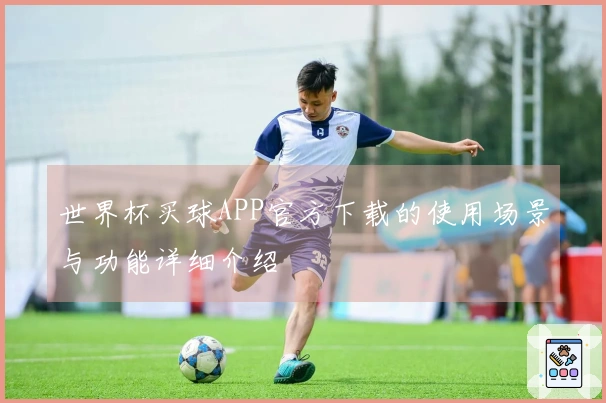 世界杯买球APP官方下载的使用场景与功能详细介绍